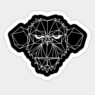 Monkey Origami Sticker